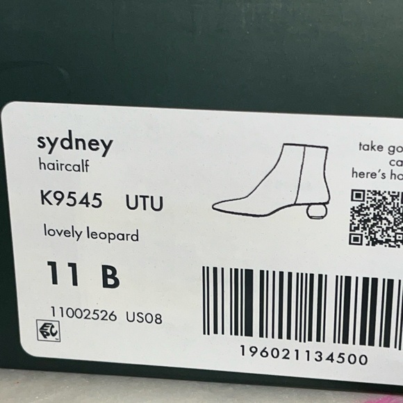 Kate Spade Sydney Lovely Leopard Ankle Boots MSRP $298 Size 11 New - Picture 12 of 12